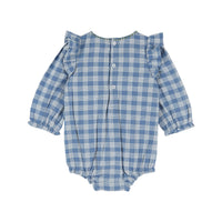 Emile et Ida Celestine Tiles Ruffle Collar Romper