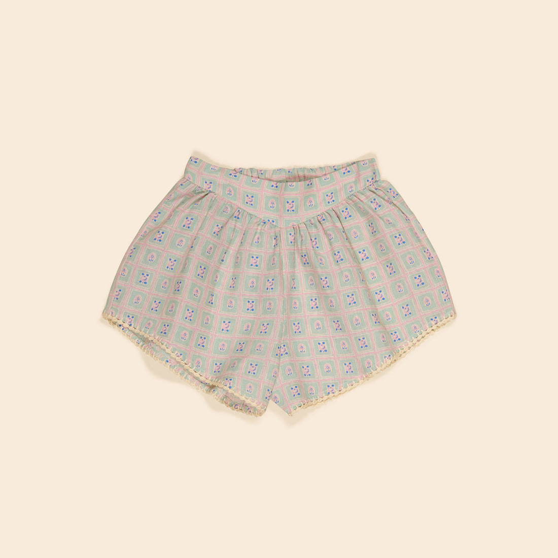 Apolina Rosepanel Mint Alice Shorts