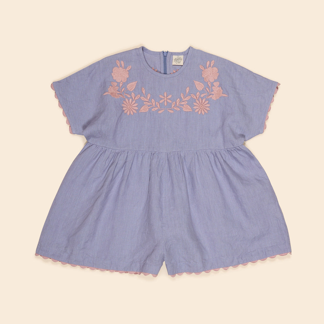 Apolina Blue/Lilac Alma Playsuit