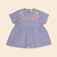 Apolina Blue/Lilac Alma Playsuit