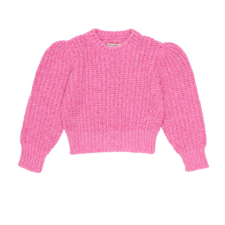 The New Society Fucsia Ambrosia Knit Pullover