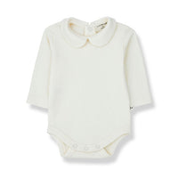 1+ in the Family Ecru Anette Collar Bodysuit