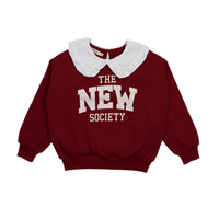 The New Society Plum Fantasy Angela Sweatshirt