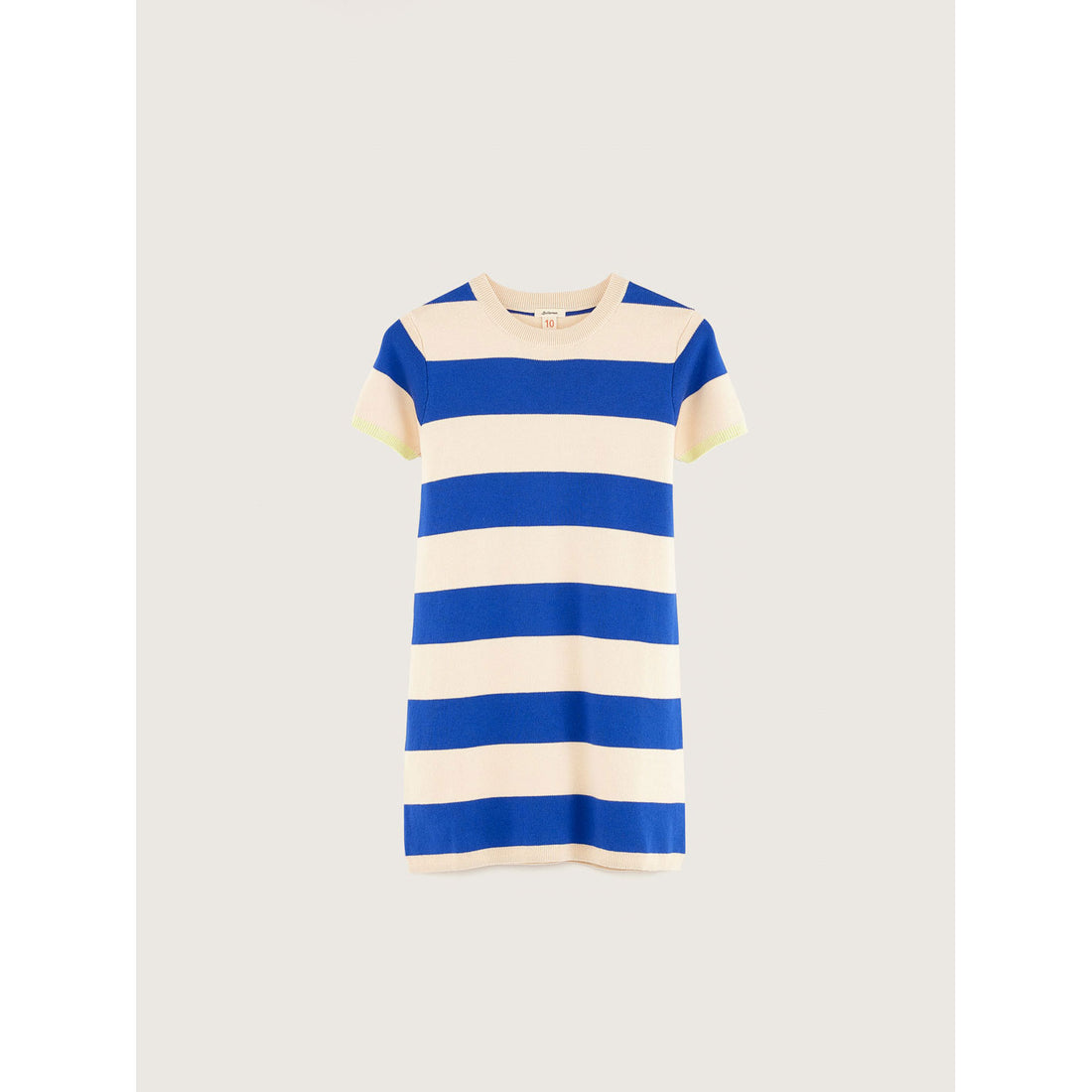 Bellerose Cream/Blue Striped Angrob Dress