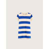 Bellerose Cream/Blue Striped Angrob Dress