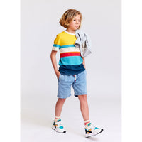 AO76 Natural Stripes Vintage Mat T-Shirt