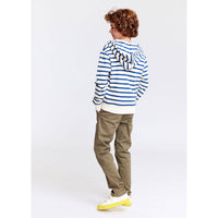 AO76 Estate Blue Striped Norman Zip-Up Hoodie