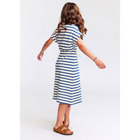 AO76 Estate Blue Striped Lumi Dress