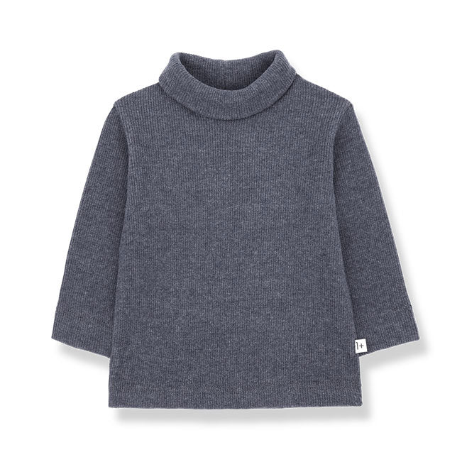 1+ In The Family Denim Aritz Baby Turtleneck
