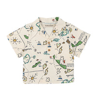 The New Society Map Print Arkoi Baby Shirt