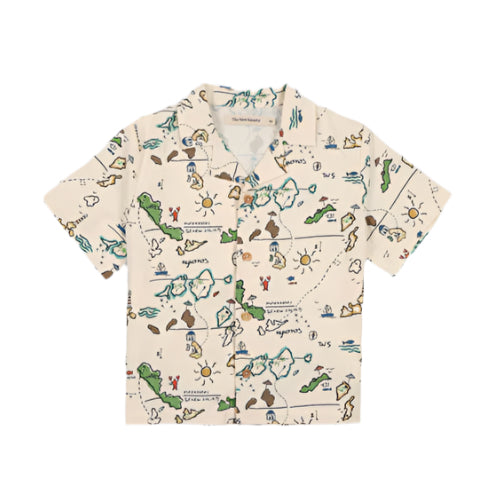 The New Society Map Print Arkoi Shirt