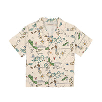 The New Society Map Print Arkoi Shirt
