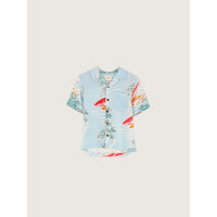 Bellerose Blue Fish Print Arno Shirt