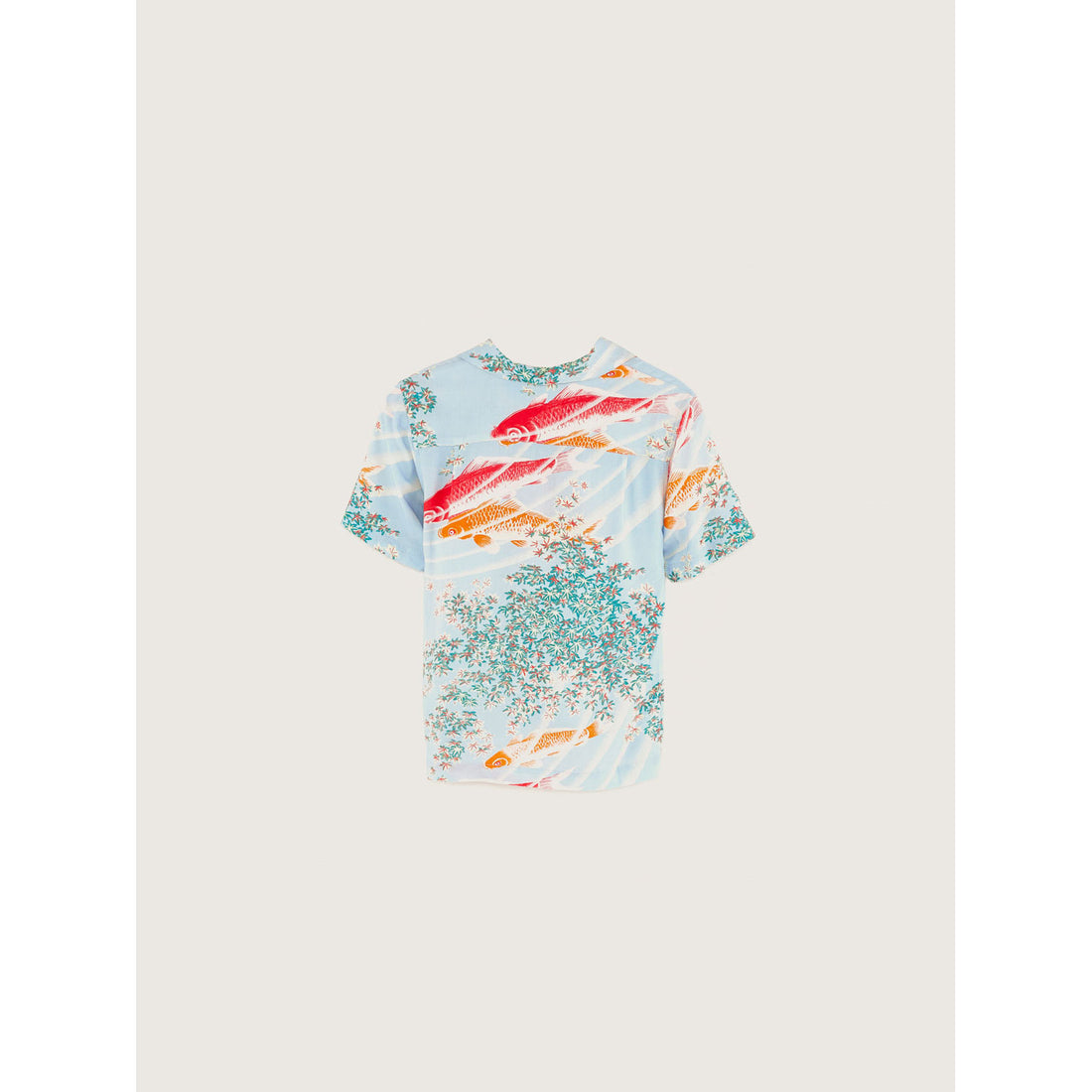 Bellerose Blue Fish Print Arno Shirt