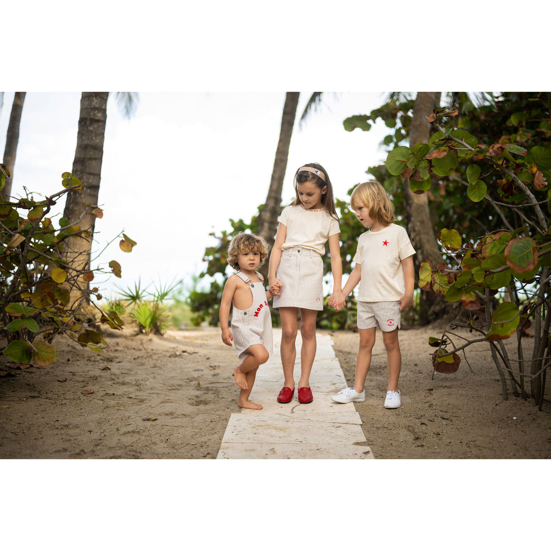 Coco Blanc Cream Cotton Tee