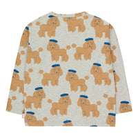 Tiny Cottons Light Grey Heather Tiny Poodle Tee