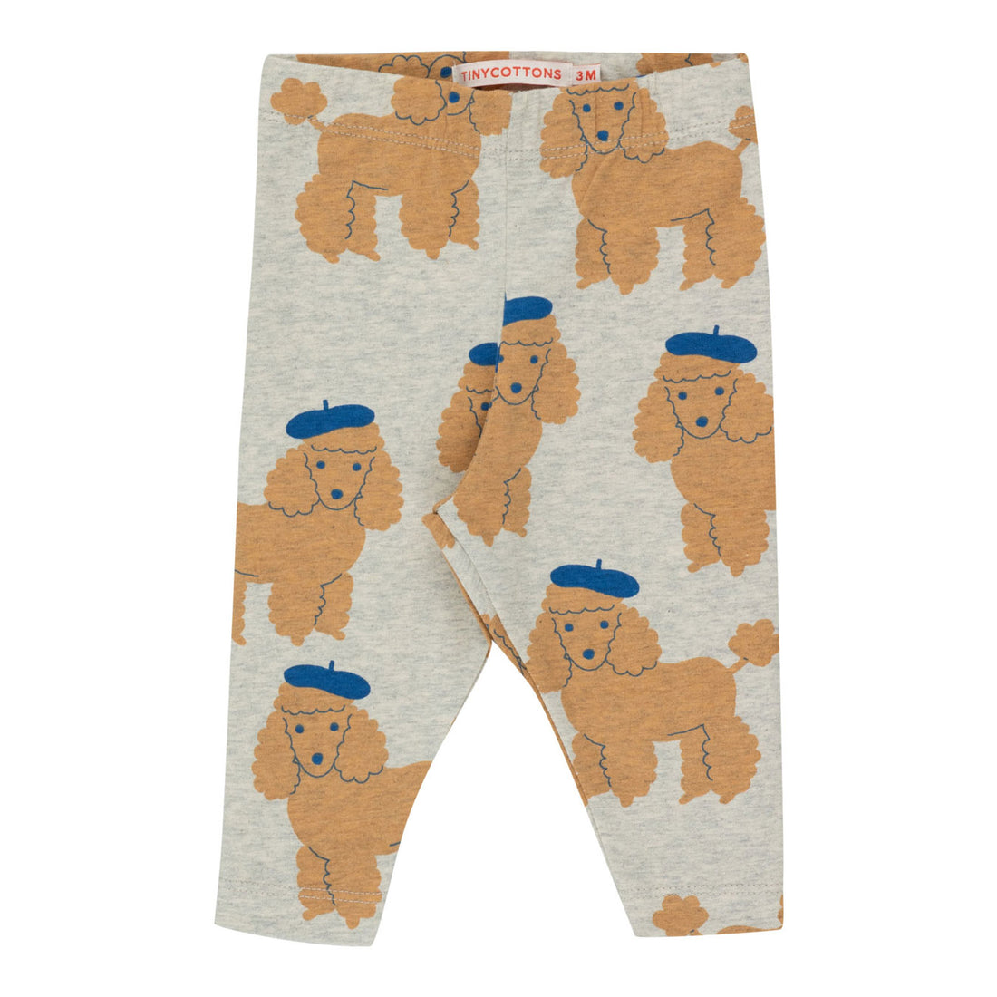 Tiny Cottons Light Grey Heather Tiny Poodle Baby Pant
