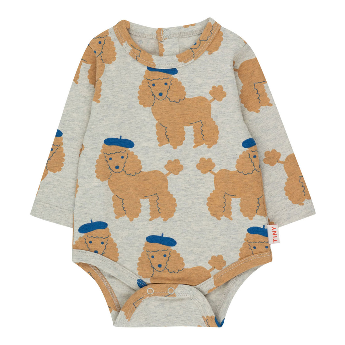 Tiny Cottons Light Grey Heather Tiny Poodle Body
