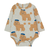 Tiny Cottons Light Grey Heather Tiny Poodle Body