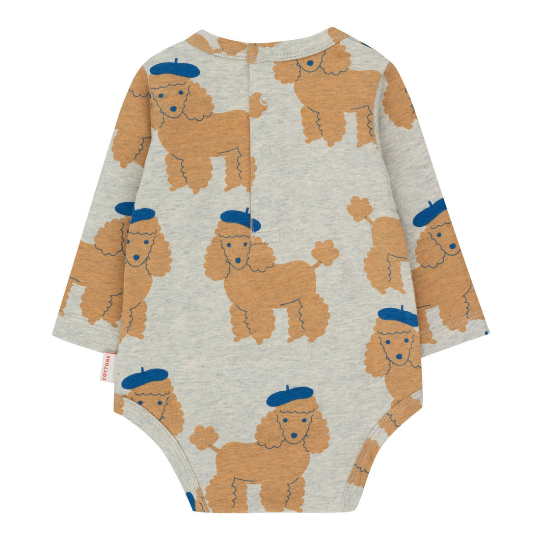 Tiny Cottons Light Grey Heather Tiny Poodle Body