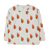 Tiny Cottons Light Grey Heather Bears Tee