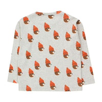 Tiny Cottons Light Grey Heather Bears Tee