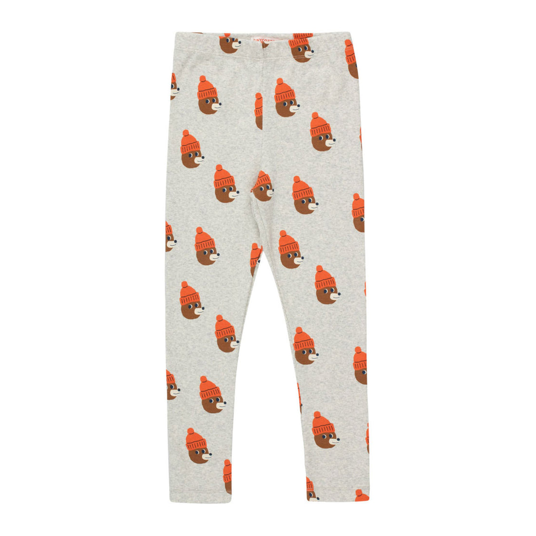 Tiny Cottons Light Grey Heather Bears Pant
