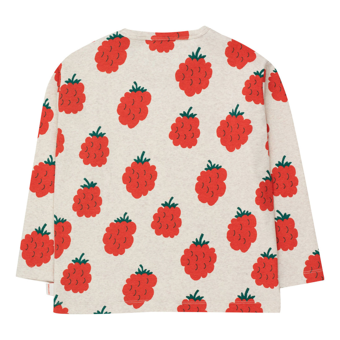 Tiny Cottons Light Cream Heather Rasberries Tee