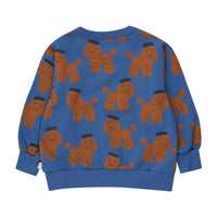 Tiny Cottons Cobalt Blue Tiny Poodle Sweatshirt