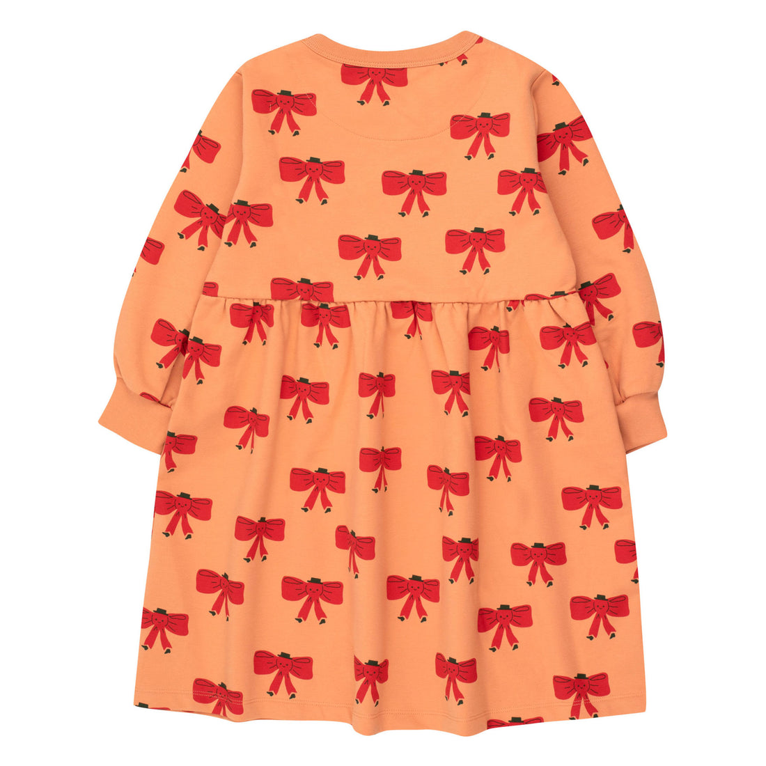 Tiny Cottons Light Rust Tiny Bow Dress