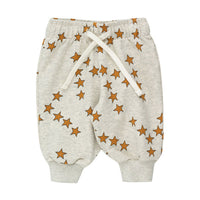 Tiny Cottons Light Grey Heather Tiny Stars Baby Sweatpant