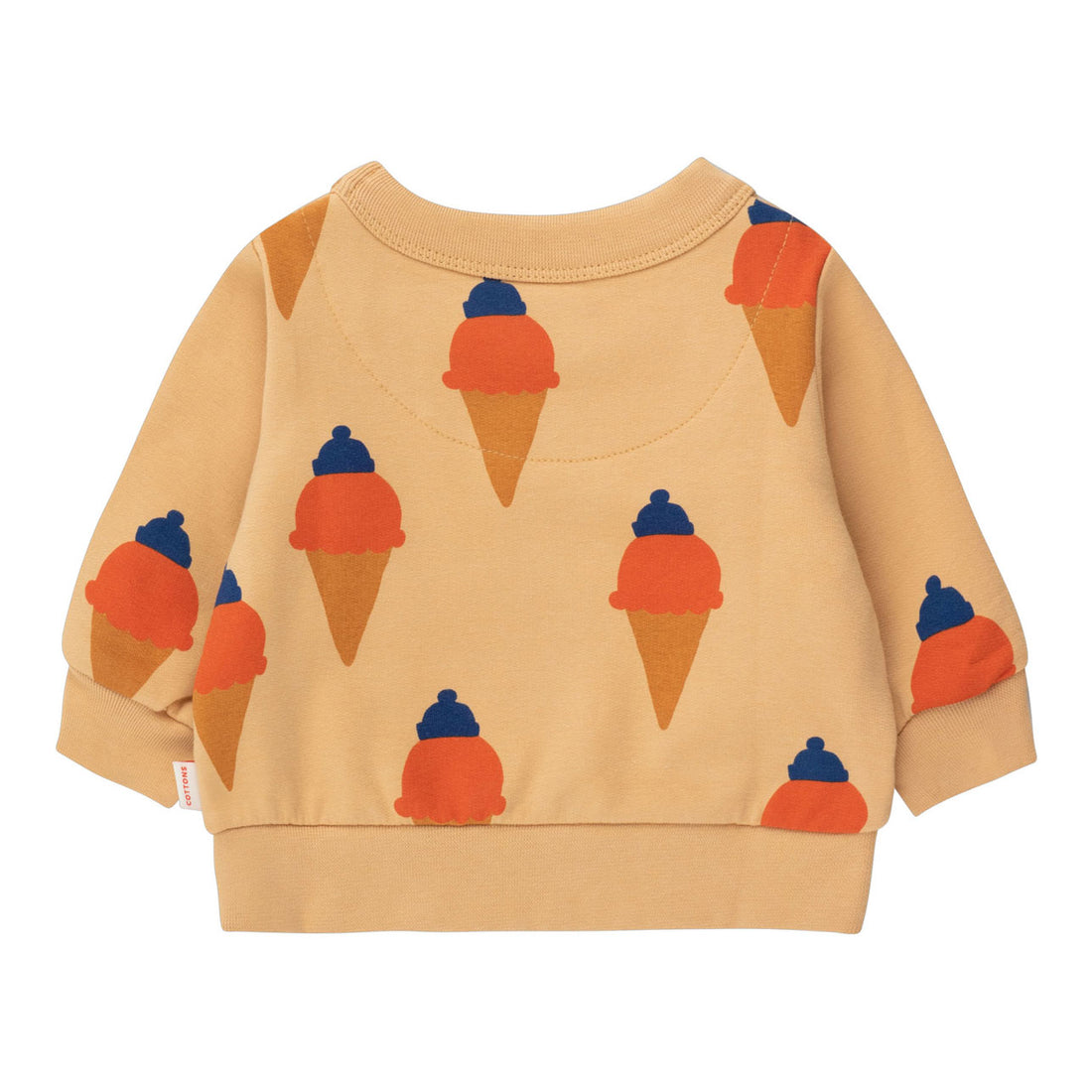 Tiny Cottons Almond Ice Cream Baby Sweatshirt
