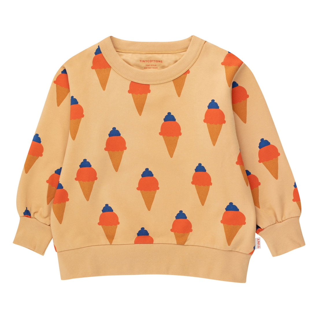 Tiny Cottons Almond Ice Cream Sweatshirt