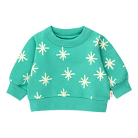 Tiny Cottons Emerald Snow Baby Sweatshirt
