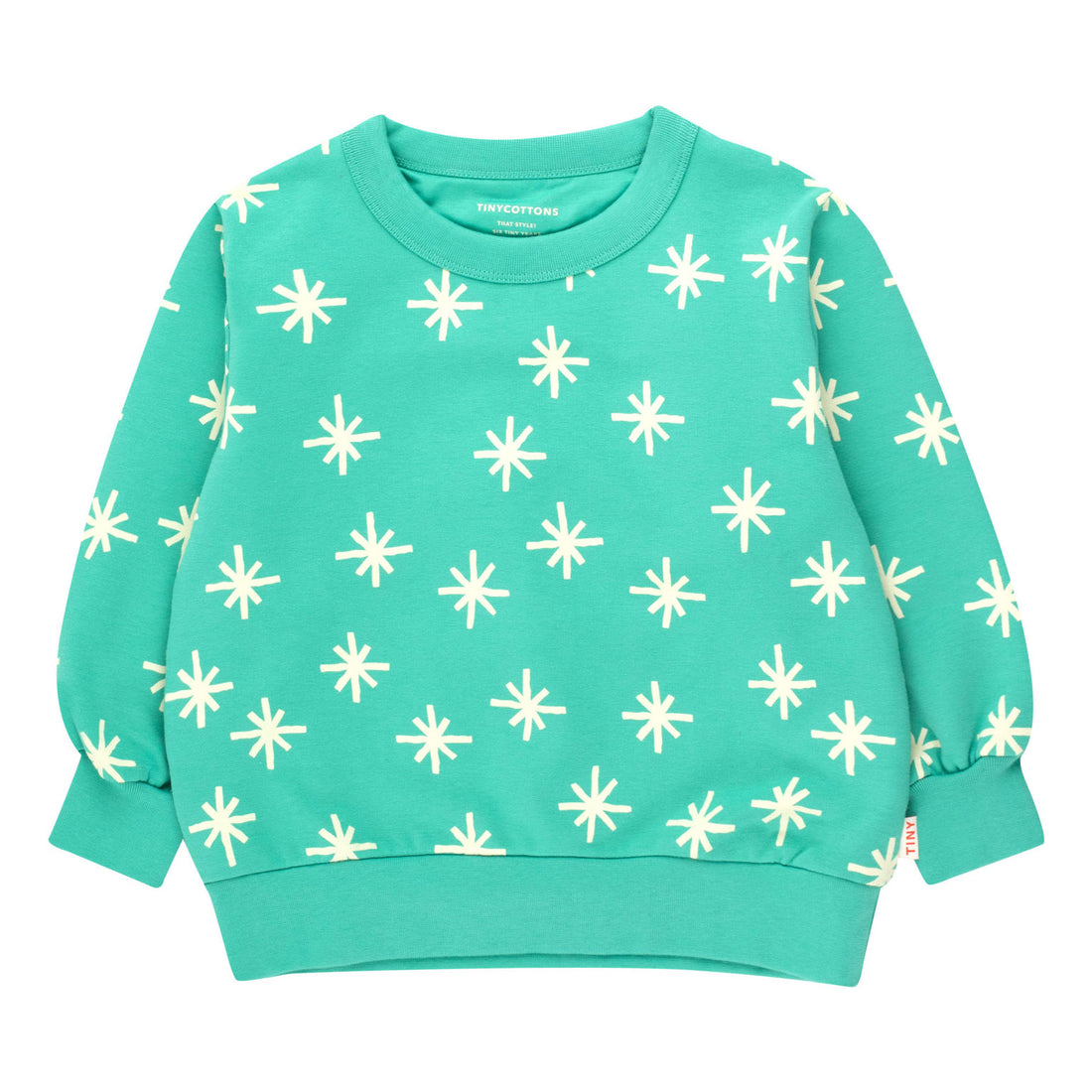 Tiny Cottons Emerald Snow Sweatshirt
