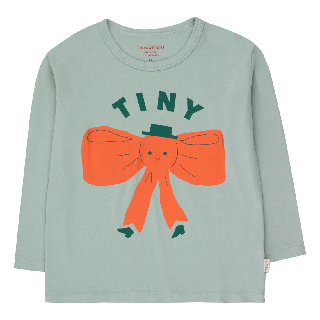 Tiny Cottons Sage Tiny Bow Tee