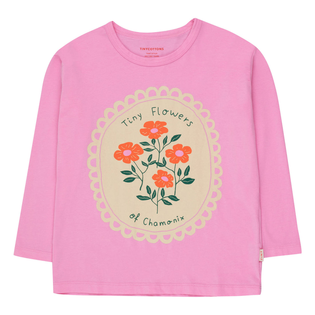 Tiny Cottons Pink Tiny Flowers Tee