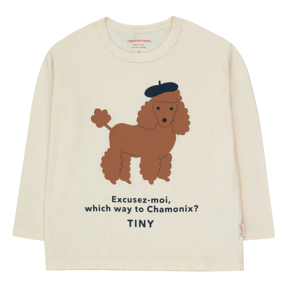Tiny Cottons Light Cream Tiny Poodle Tee