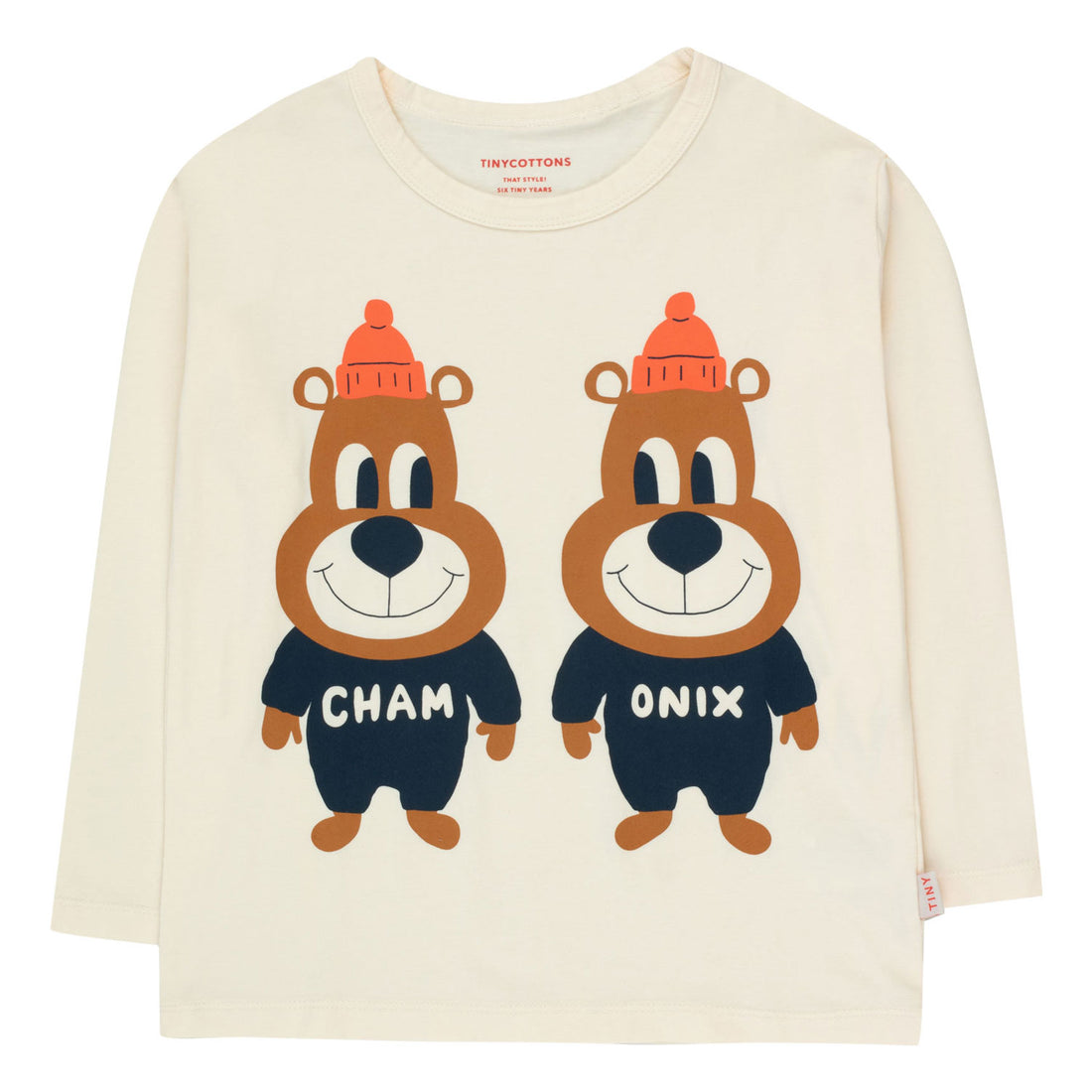 Tiny Cottons Light Cream Chamonix Twins Tee