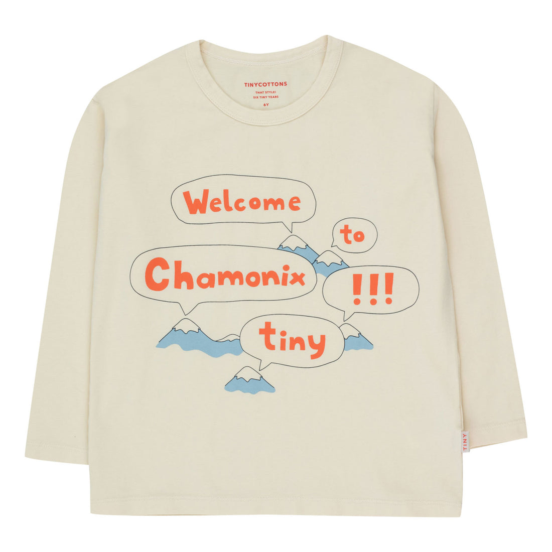 Tiny Cottons Light Cream Welcome Tee