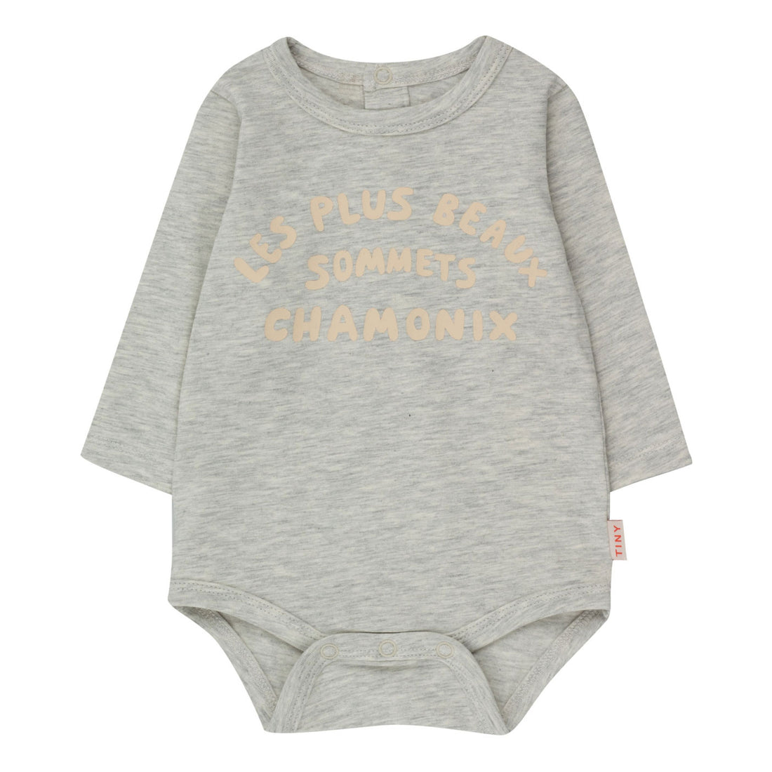 Tiny Cottons Light Grey Heather Sommets De Chamonix Body
