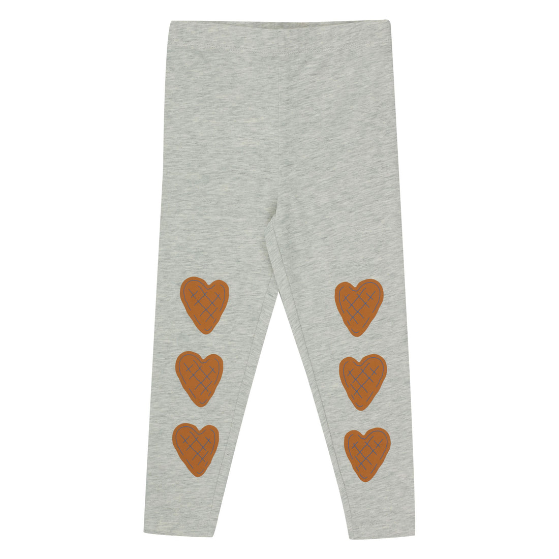 Tiny Cottons Light Grey Heather Hearts Pant