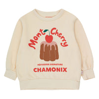 Tiny Cottons Light Cream Mont Cherry Sweatshirt