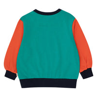 Tiny Cottons Emerald/Summer Red Sommets De Chamonix Sweatshirt