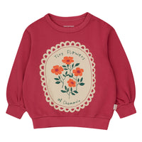 Tiny Cottons Berry Tiny Flowers Sweatshirt