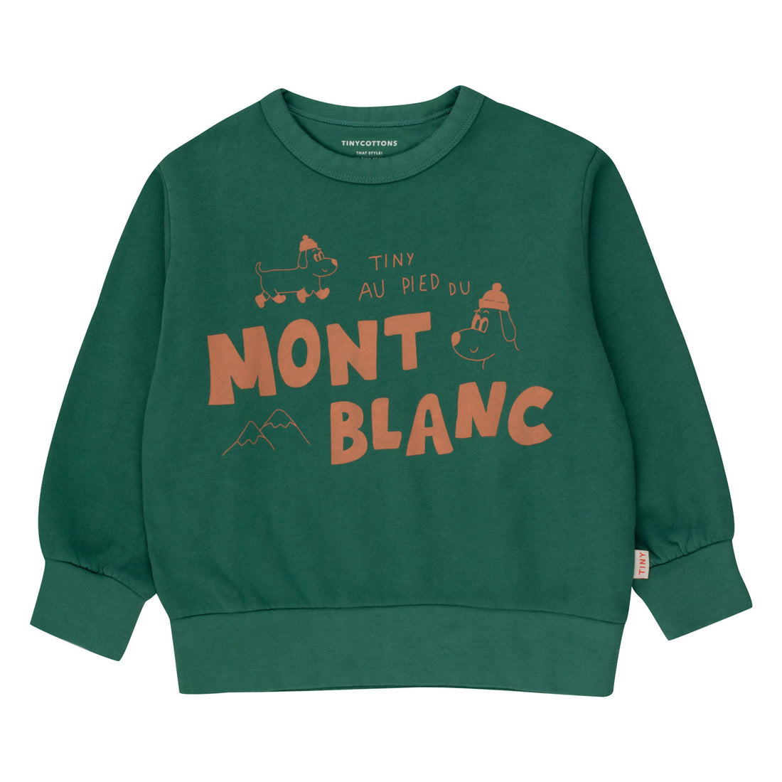 Tiny Cottons Dark Green Mont Blanc Sweatshirt
