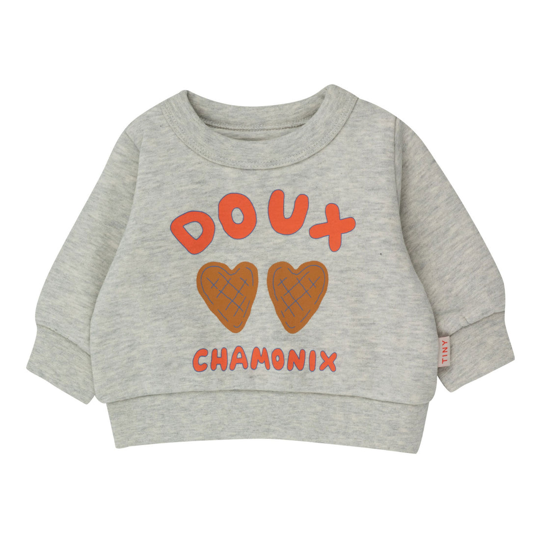 Tiny Cottons Light Cream Heather Doux Chamonix Baby Sweatshirt