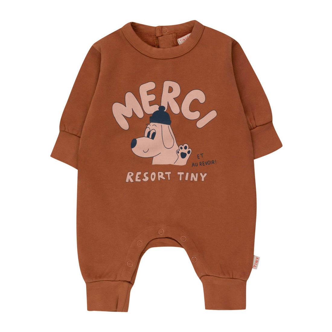 Tiny Cottons Brown Merci One-Piece