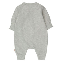 Tiny Cottons Light Grey Heather Tiny Poodle One-Piece