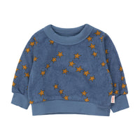 Tiny Cottons Light Navy Tiny Stars Baby Sweatshirt